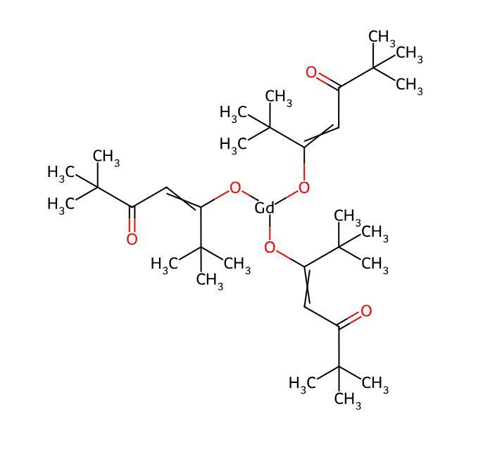 China Manufacturer Tris(2,2,6,6-tetramethyl-3,5-heptanedionato)gadolinium(III) / GD(TMHD)3 CAS 14768-15-1