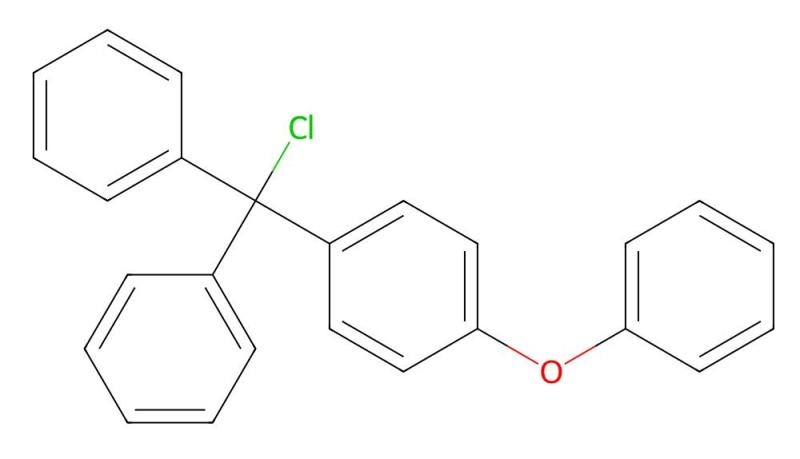 Manufacturer high Quality Benzene, 1-(chlorodiphenylmethyl)-4-phenoxy- CAS 34974-19-1