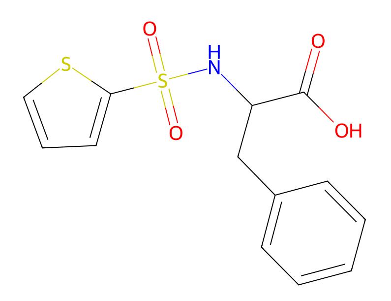 High Quality 3-phenyl-2-(thiophene-2-sulfonylamino)-propionic acid CAS 82068-16-4