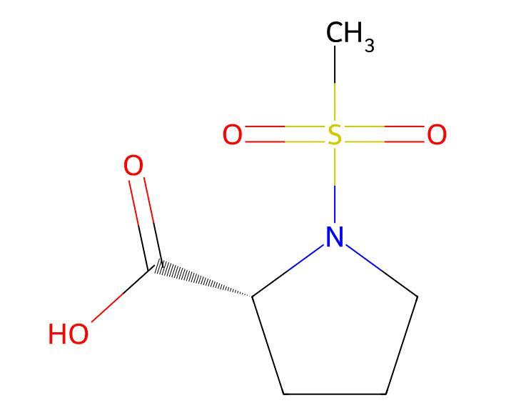 Manufacturer high Quality 1-(Methylsulfonyl)-D-proline CAS 1046136-35-9