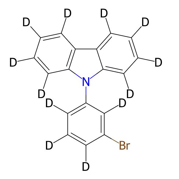 Best Price Chemicals 9-(3-bromophenyl-2,4,5,6-d4)-9H-carbazole-1,2,3,4,5,6,7,8-d8 CAS 2961037-70-5