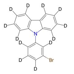 Best Price Chemicals 9-(3-bromophenyl-2,4,5,6-d4)-9H-carbazole-1,2,3,4,5,6,7,8-d8 CAS 2961037-70-5
