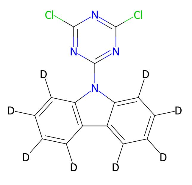 Factory Price Sell 9-(4,6-dichloro-1,3,5-triazin-2-yl)-9H-carbazole-1,2,3,4,5,6,7,8-d8 CAS 2745034-95-9