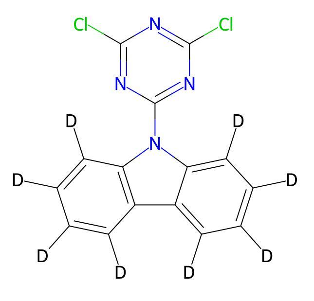 Factory Price Sell 9-(4,6-dichloro-1,3,5-triazin-2-yl)-9H-carbazole-1,2,3,4,5,6,7,8-d8 CAS 2745034-95-9