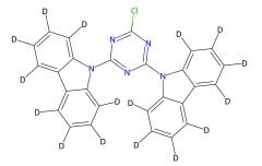 Manufacturer high Quality 9,9'-(6-chloro-1,3,5-triazine-2,4-diyl)bis(9H-carbazole)-d16 CAS 2778147-34-3
