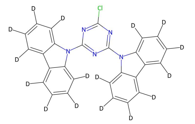 Manufacturer high Quality 9,9'-(6-chloro-1,3,5-triazine-2,4-diyl)bis(9H-carbazole)-d16 CAS 2778147-34-3