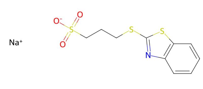 Manufacturer high Quality Sodium 3-(benzothiazol-2-ylthio)-1-propanesulfonate cas 49625-94-7