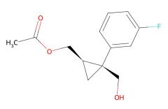 Factory in Stock (1R,2S)-2-(3-fluorophenyl)-2-(hydroxymethyl)cyclopropyl]-methyl acetate cas 1369768-29-5