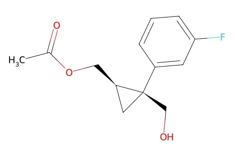 Factory in Stock (1R,2S)-2-(3-fluorophenyl)-2-(hydroxymethyl)cyclopropyl]-methyl acetate cas 1369768-29-5