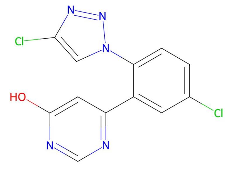 High Quality 6-(5-chloro-2-(4-chloro-1H-1,2,3-triazol-1-yl)phenyl)pyrimidin-4-ol cas 1802430-55-2