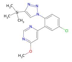 Pyrimidine, 4-[5-chloro-2-[4-(trimethylsilyl)-1H-1,2,3-triazol-1-yl]phenyl]-6-methoxy- cas 1802430-53-0 in stock