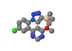 Pyrimidine, 4-[5-chloro-2-[4-(trimethylsilyl)-1H-1,2,3-triazol-1-yl]phenyl]-6-methoxy- cas 1802430-53-0 in stock
