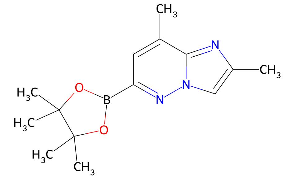 Factory supply 2,8-Dimethyl-6-(4,4,5,5-tetramethyl-1,3,2-dioxaborolan-2-yl)imidazo[1,2-b]pyridazine cas 1825352-86-0