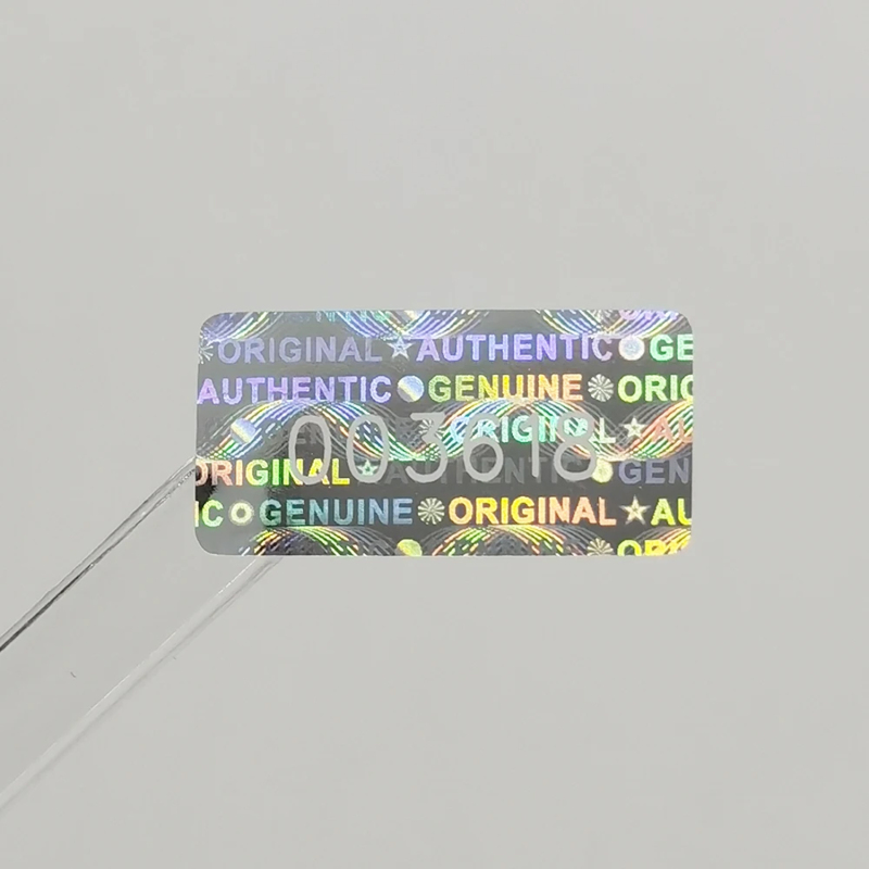 Serial Unique Number Label