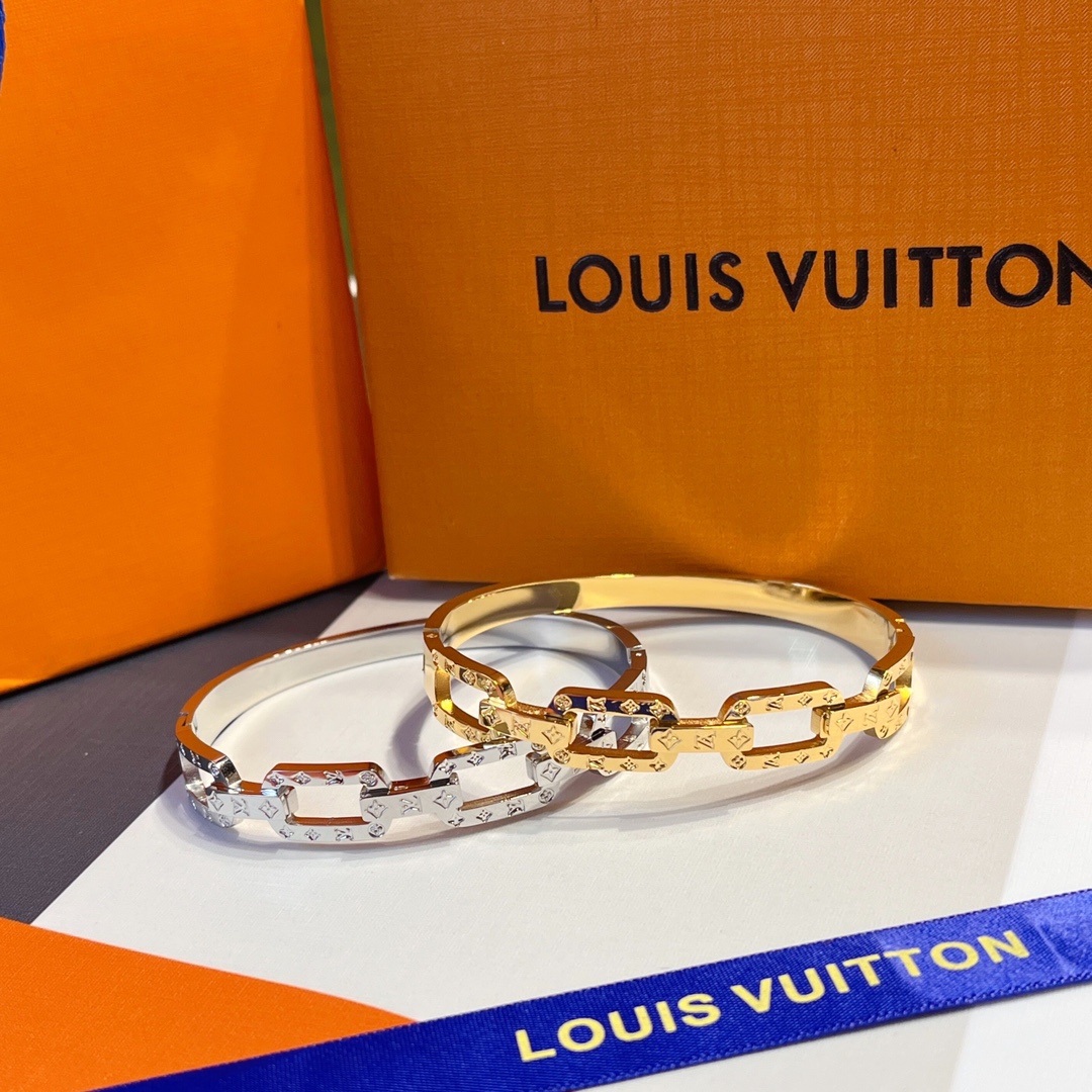 Louis Vuitton Ivory Inclusion Bangle Bracelet – JDEX Styles