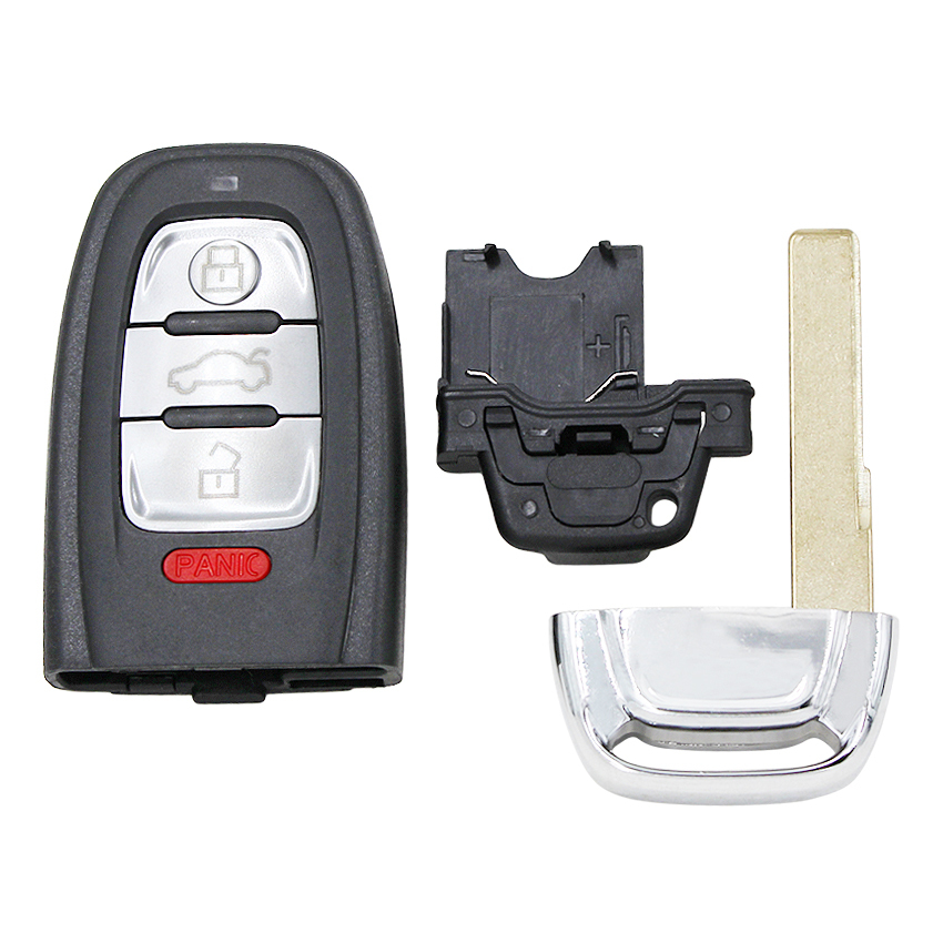 For Audi A3 A4 A5 A6 Q5 Q7 A6 A8 3+1 Buttons remote Keys shell