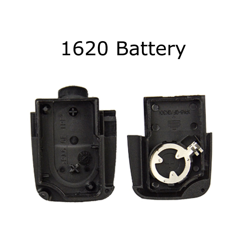 For Audi 2 button complete remote key blank with 1620 battery holder