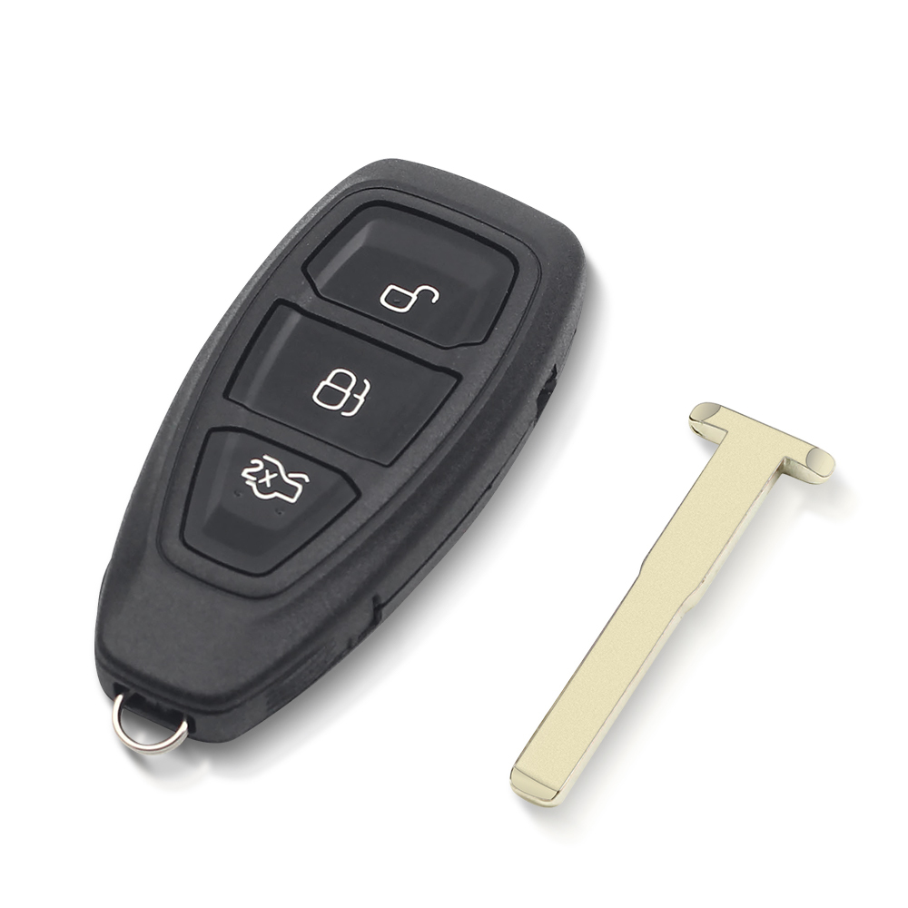 For Ford Focus  3 button  remote key shell with "T" type blade
