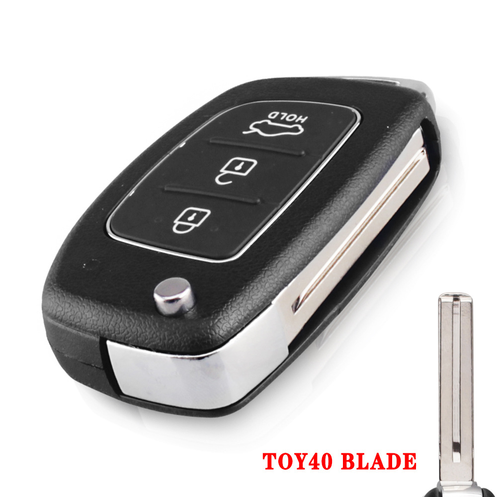 For Hyundai I20 I30 IX35 3 button Remote Key shell, please choose key blade