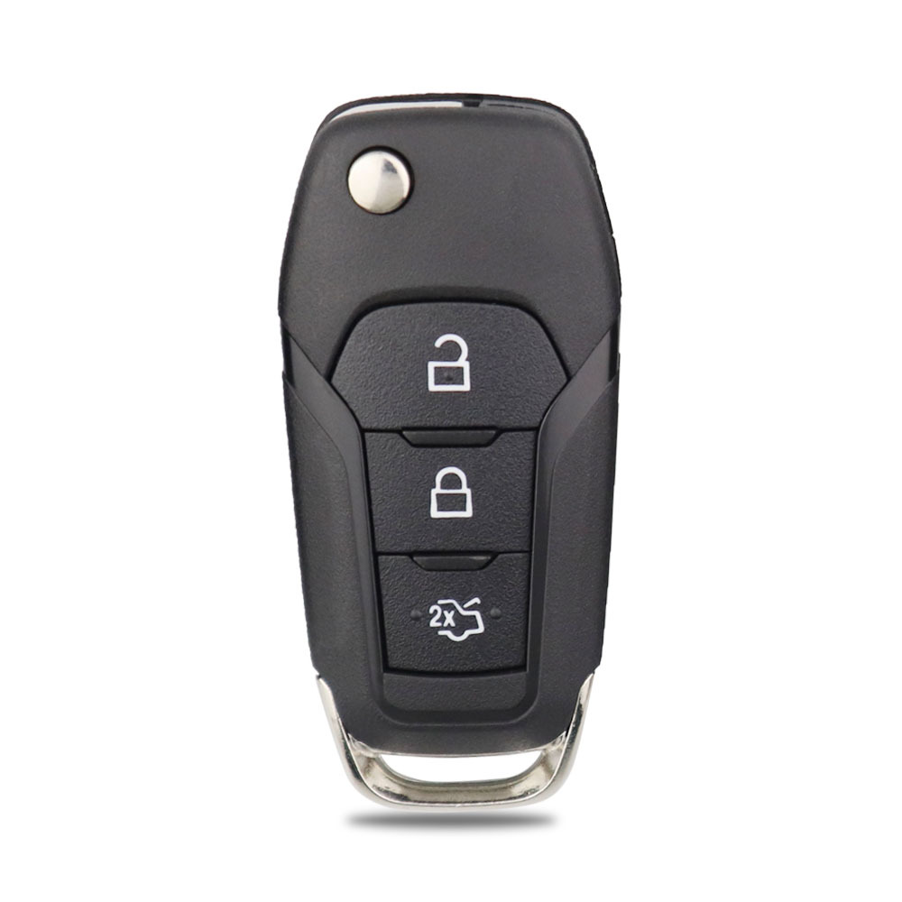 For Ford 2/ 2+1/3/3+1 button remote key shell with hu101 blade