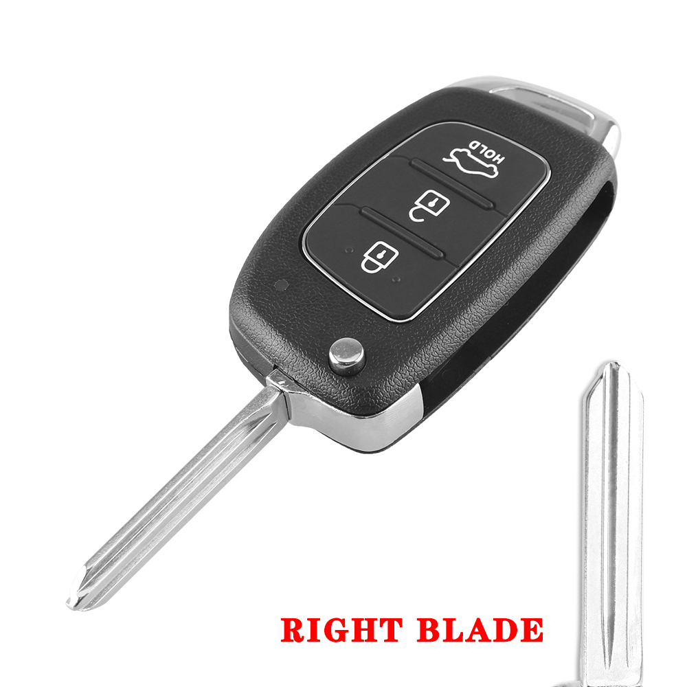 For Hyundai I20 I30 IX35 3 button Remote Key shell, please choose key blade