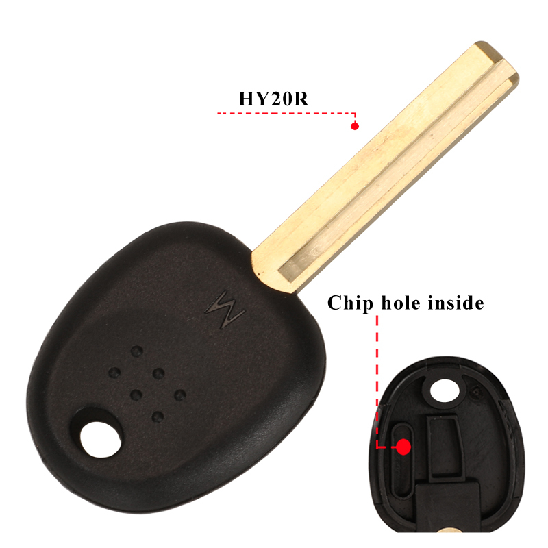 For Hyundai transponder key blank With HY20R Blade