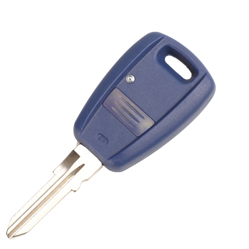 For Fiat 1 button transponder key blank GT15R blade Blue Color/Black color