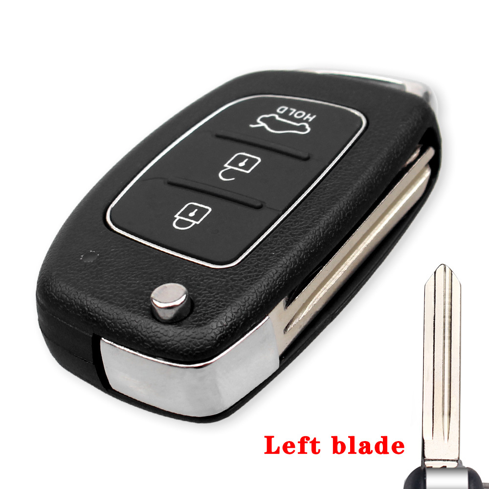 For Hyundai I20 I30 IX35 3 button Remote Key shell, please choose key blade