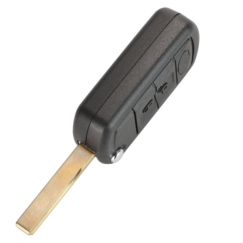 For Landrover 3 button flip remote key blank with hu92 blade