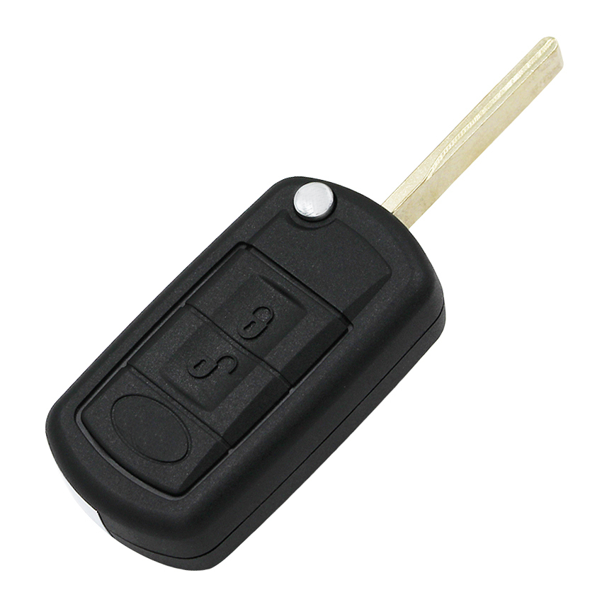 For Landrover 3 button flip remote key blank with hu92 blade