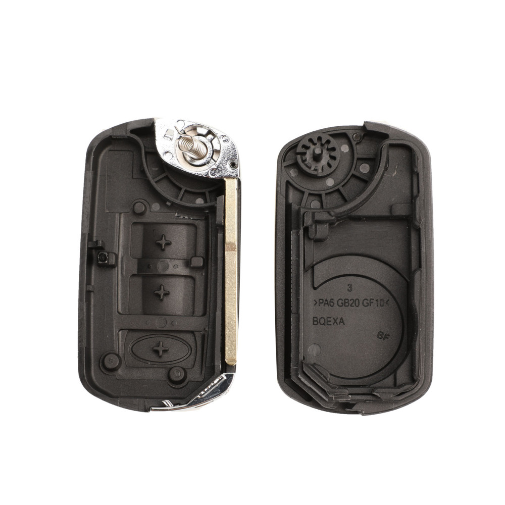 For Landrover 3 button flip remote key blank with hu92 blade