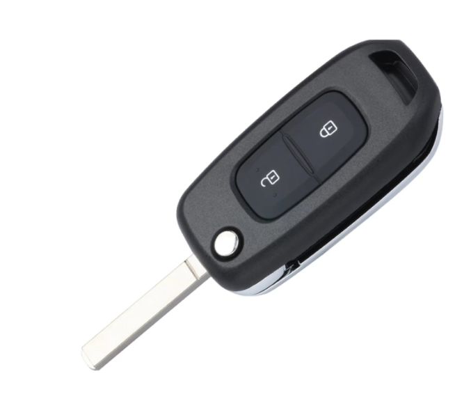 For Renault 2 button flip Key Shell for Renault Dacia Logan