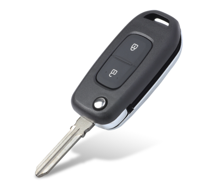 For Renault 2 button flip Key Shell for Renault Dacia Logan