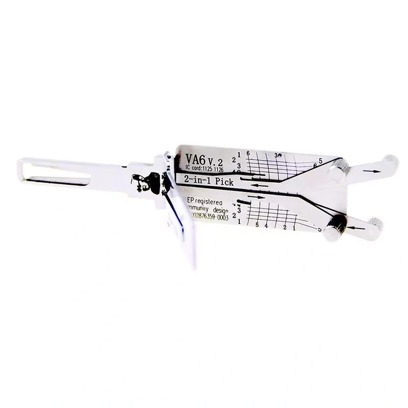 Original Lishi 2 in 1 Decoder VA6 for Renault Peugeot Smart Fortwo 2008-2015