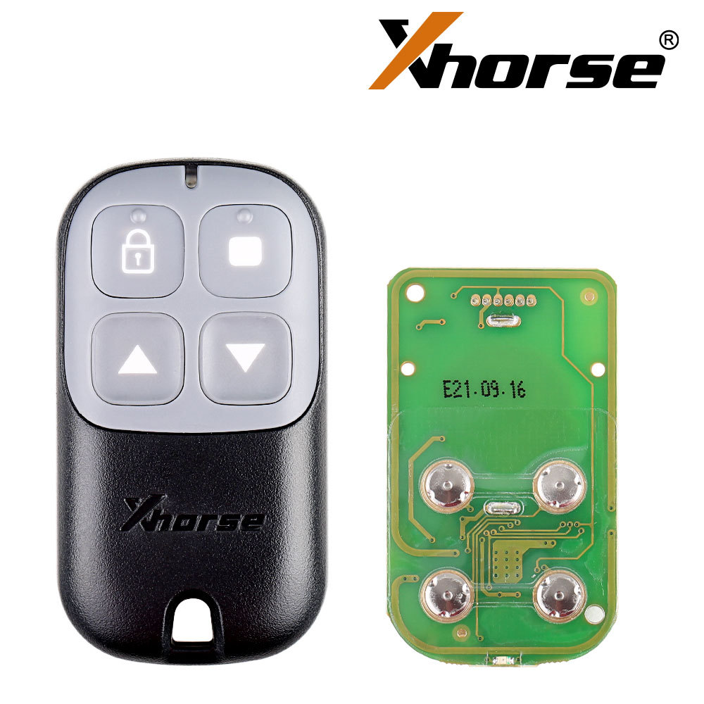Xhorse XKXH03EN Wire Remote Key Garage Door 4 Buttons Black