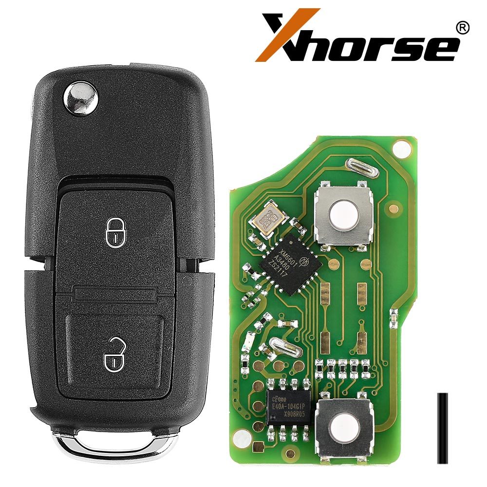 XHORSE XKB508EN Wire Universal Remote Key B5 Style 2 Buttons
