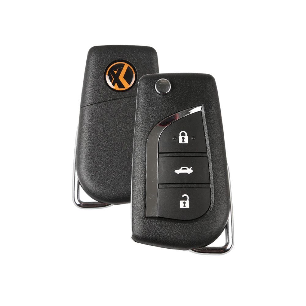 Xhorse XKTO00EN VVDI Universal Remote Wire Key For Toyota Type 3 Buttons