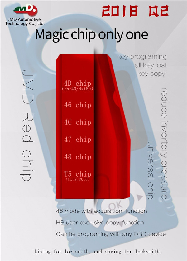 Original JMD king red Chip Universal Chips Replace JMD 46/4C/4D/G/48 Chip