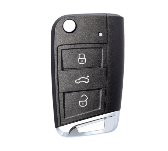 For VW 3 button Flip Key Shell For Volkswagen VW Golf 7 Mk7