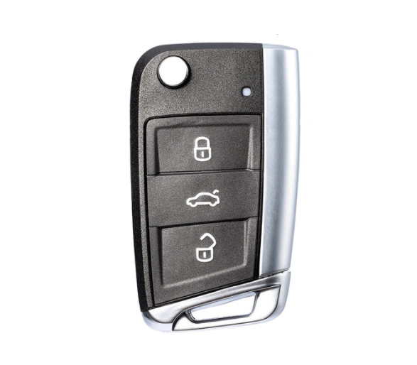 For VW 3 button Flip Key Shell For Volkswagen VW Golf 7 Mk7