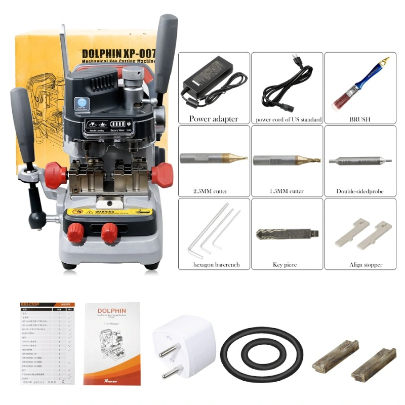 Xhorse Dolphin XP007 XP-007 Manually Key Cutting Machine for Laser Dimple and Flat Keys
