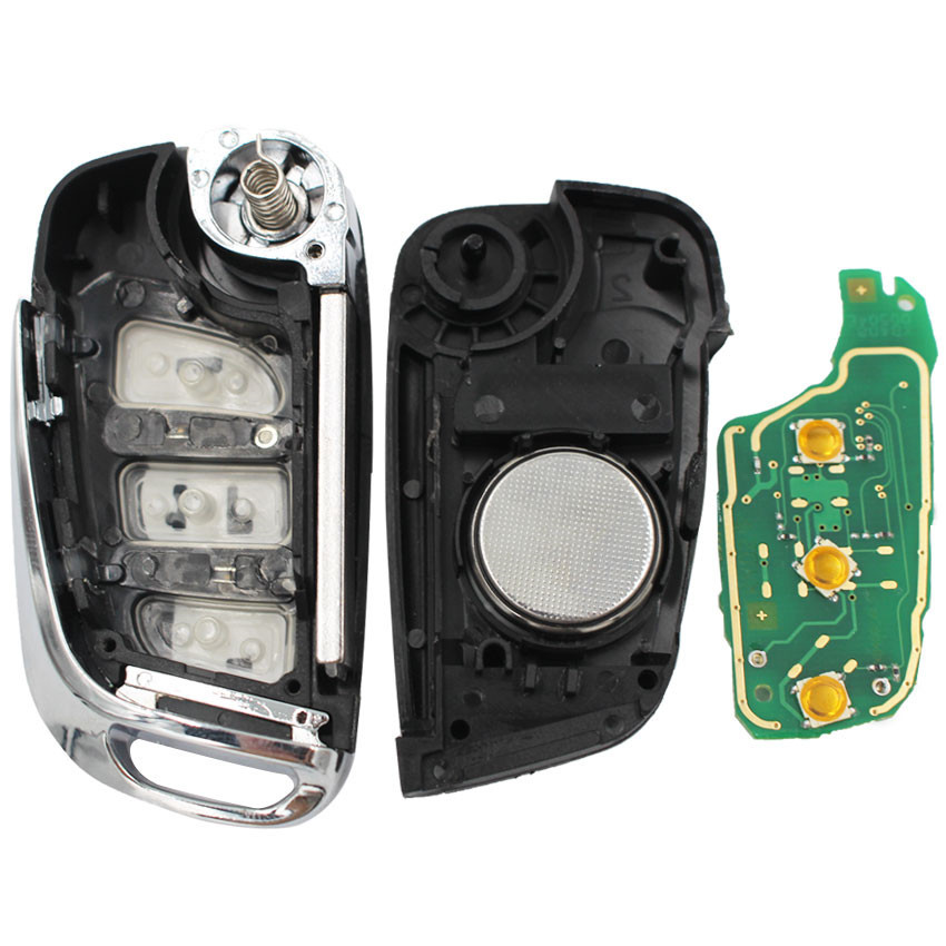 For Citroen DS Style 3 Buttons 434MHZ with ID46 chip Keyless Entry Remote Car Key