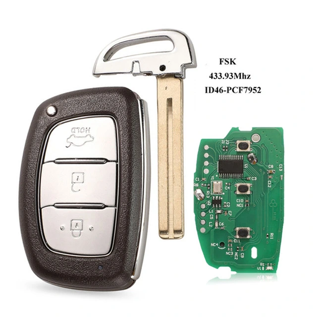 For Hyundai Tucson 2014 2015 PCF7952 Hitag2 ID46 3 Button 434 Mhz FSK Smart Remote Key P/N: 95440-2S610 TQB-FOB-4F03