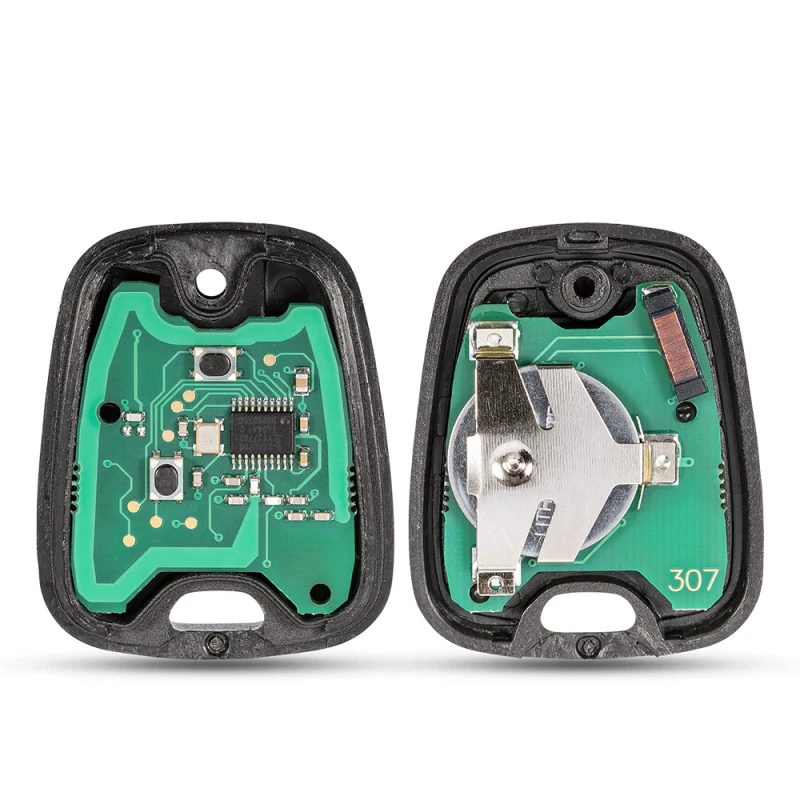 For Citroen 2 Buttons 433Mhz With ID46 PCF7961 chip car Remot Key For Peugeot 307 206 407 and Citroen C1 C2 C3 VA2/HU83 blade