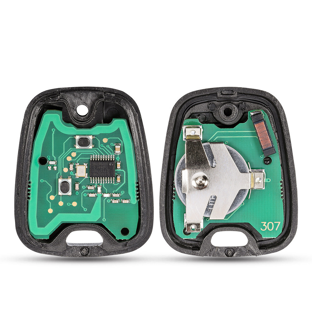 For Citroen 2 Buttons 433Mhz With ID46 PCF7961 chip car Remot Key For Peugeot 307 206 407 and Citroen C1 C2 C3 VA2/HU83 blade