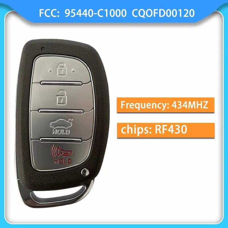 For Hyundai Sonata Smart Key 2015-2017 4 Buttons 433mhz with 8A chip FCCID 95440-C1000