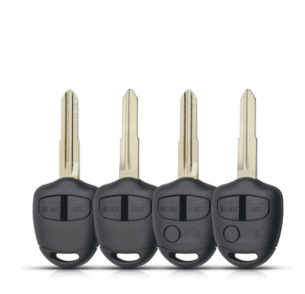 For Mitsubishi 2 /3  Buttons Remote Key Shell Cover for Mitsubishi Lancer Outlander
