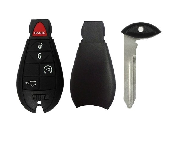 For Chrysler 3/4/5/6/7 button remote key shell for Chrysler Town & Country Jeep Grand Cherokee Dodge