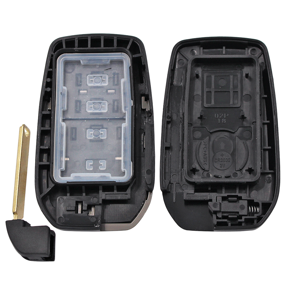 For Toyota 2/3/4 Buttons smart Remote Key Shell for Toyota Fortuner Hilux remote key