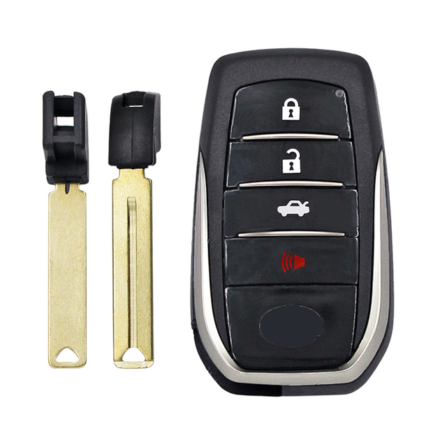 For Toyota 2/3/4 Buttons smart Remote Key Shell for Toyota Fortuner Hilux remote key